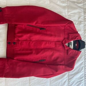 Burberry Red Bomber Jacket